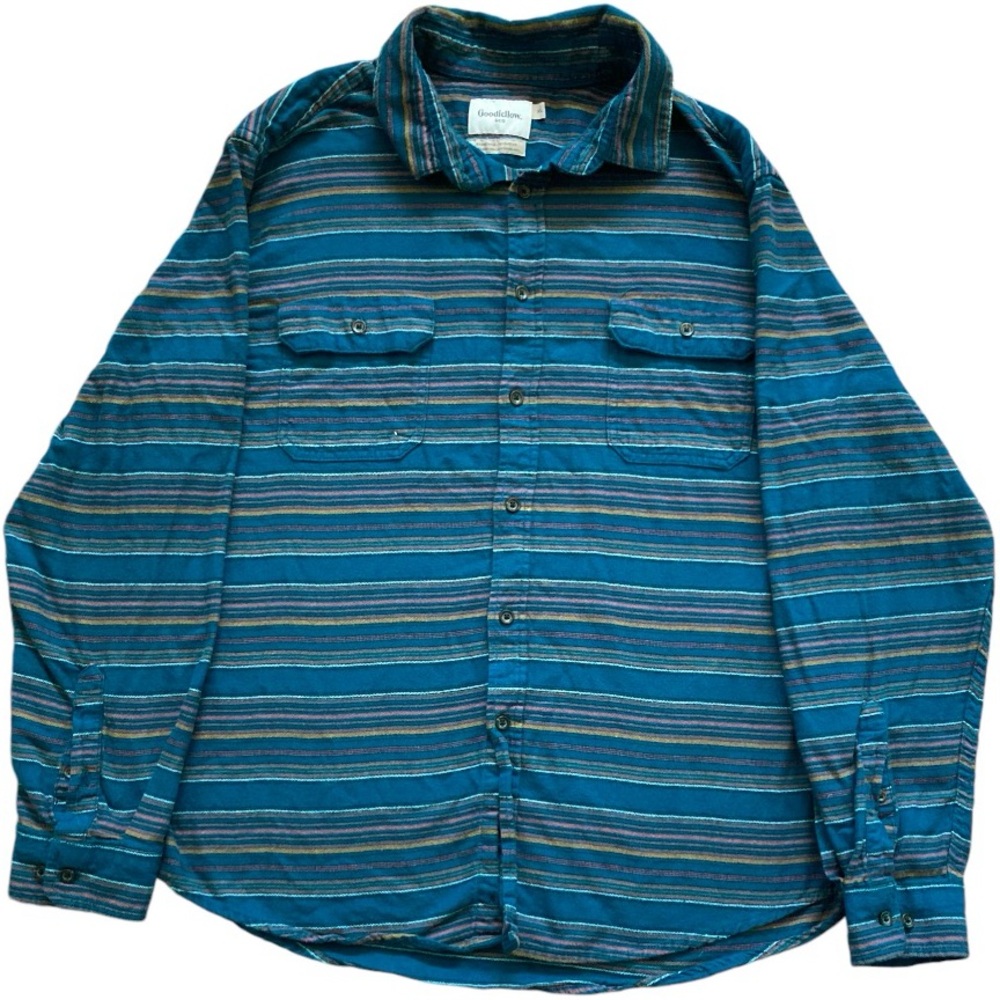 Goodfellow Horizontal Stripes Flannel